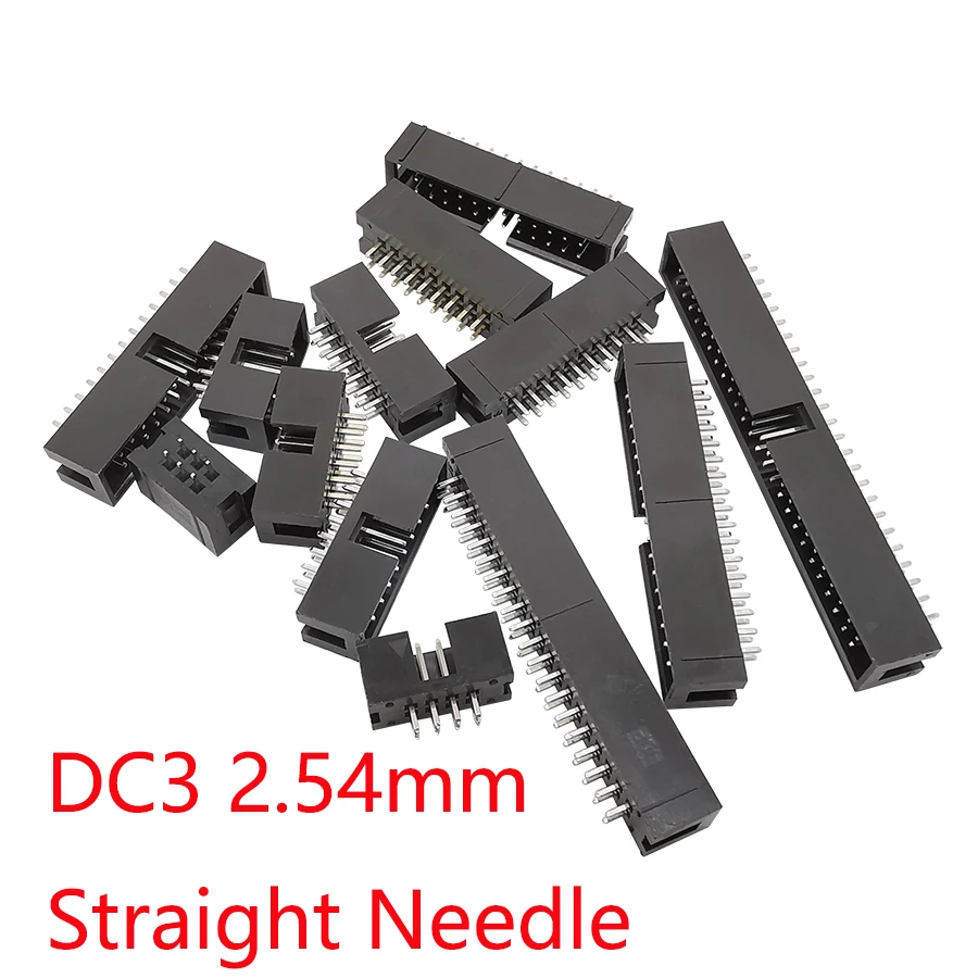 10 шт. DC3 2 54 мм Шаг 6P-50 контактный двухрядный IDC разъем PCB коннектор ISP Мужская