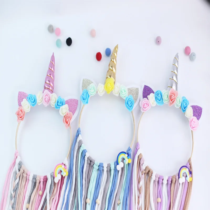 

Room Decoration Wall Hanging Ornaments Props Children Room Handmade Woven Cotton Rope Rainbow Cuerda de algodon paredwall tisse