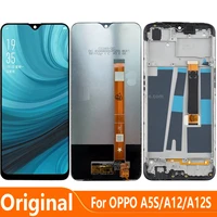 original 6 2for oppo a5s ax5s cph1909 lcd display touch screen digitizer assembly for oppo a12 a12s lcd glass cph2083 cph2077