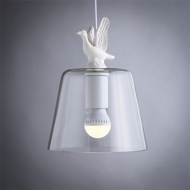 Современное бытовое освещение круглая стеклянная люстра для кухни столовой бара