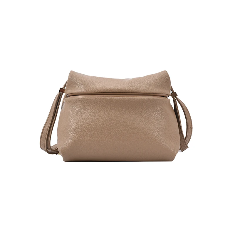 

Fashion Chain Soft Solid Color PU Leather Shoulder Crossbody Bags for Women 2021 Summer New Luxury Ladies Handbags And Purses