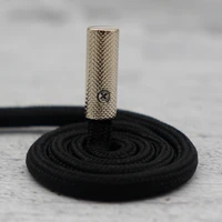 coolstring aglets 207mm cylindrical fat lace ends dark golden elegent lacet heads heaviness cord tips lace head bottes femelles