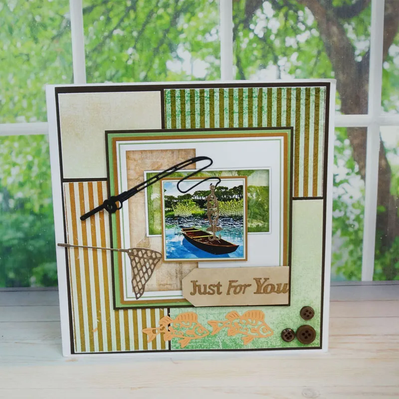 Инструмент для рыбалки и гольфа металлические трафареты резки инструмент