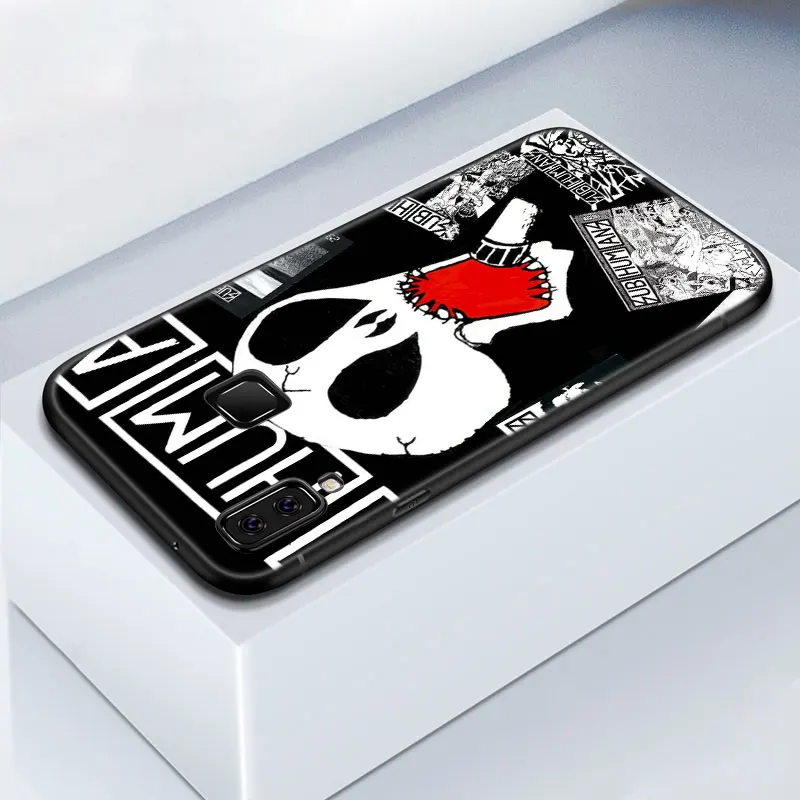 Чехол в стиле панк-рок с черепом для Samsung Galaxy A13 A01 Core A03S A10 A20E A21 A30 A40 A41 A42 A82 A90 A6 A7 A8 A9