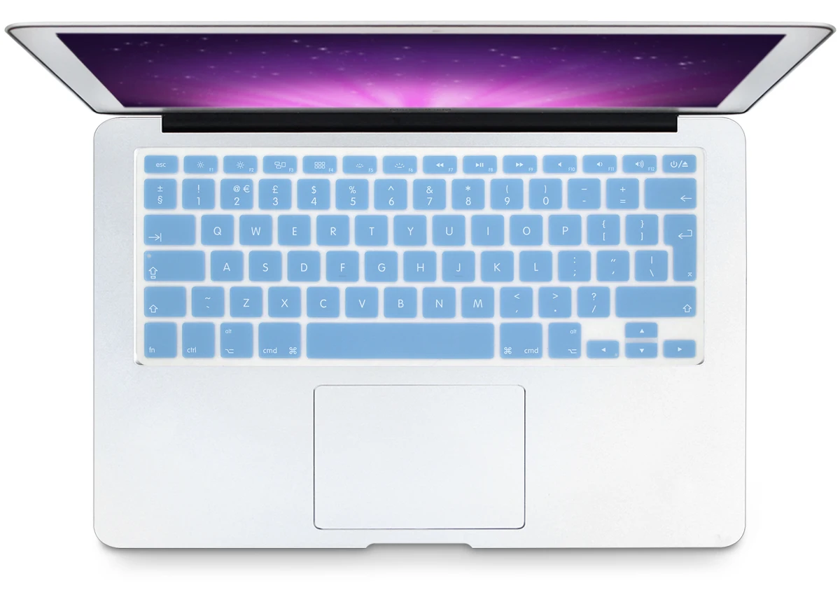 Силиконовая накладка на клавиатуру с английской раскладкой для MacBook Old Pro 13 дюймов