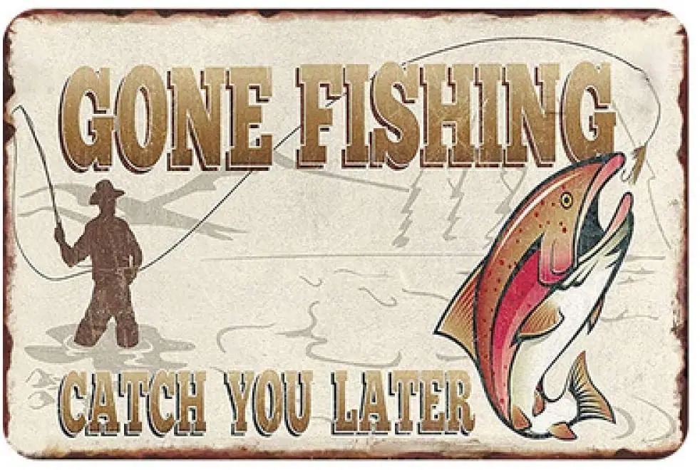 

Home Decoration Tin Sign Shabby Vintage Metal Painting Tin Signs Iron Art Decorative Plate Mural Home Decor 12*8 Inch