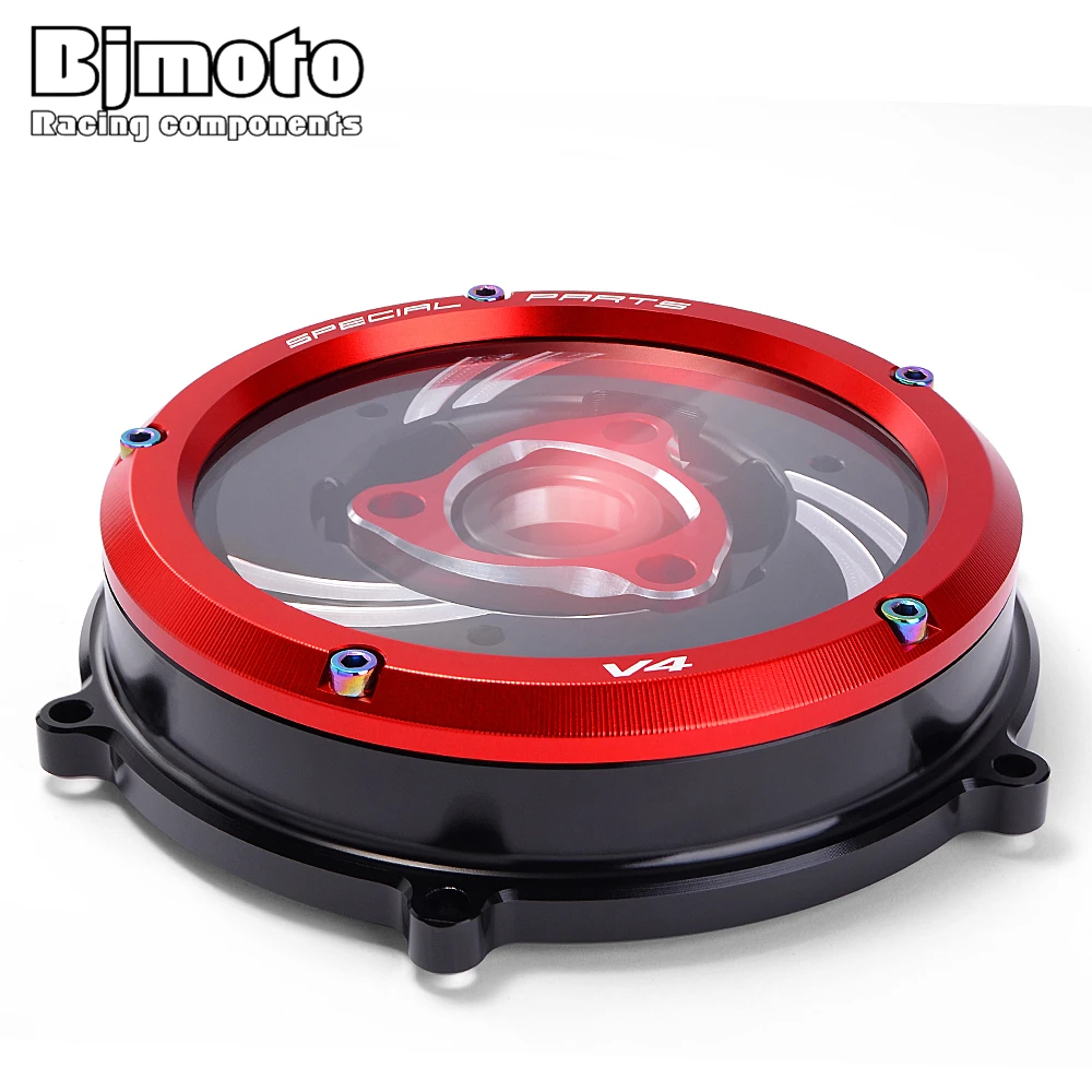 BJMOTO Запчасти для двигателя с ЧПУ, чехол для гоночного сцепления, пружинный фиксатор для Ducati Panigale V4S V4 Speciale, аксессуары для мотоциклов