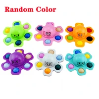 fidget toys autism stress relief silicone interactive flip octopus change faces spinner push popete bubble toy for spinners