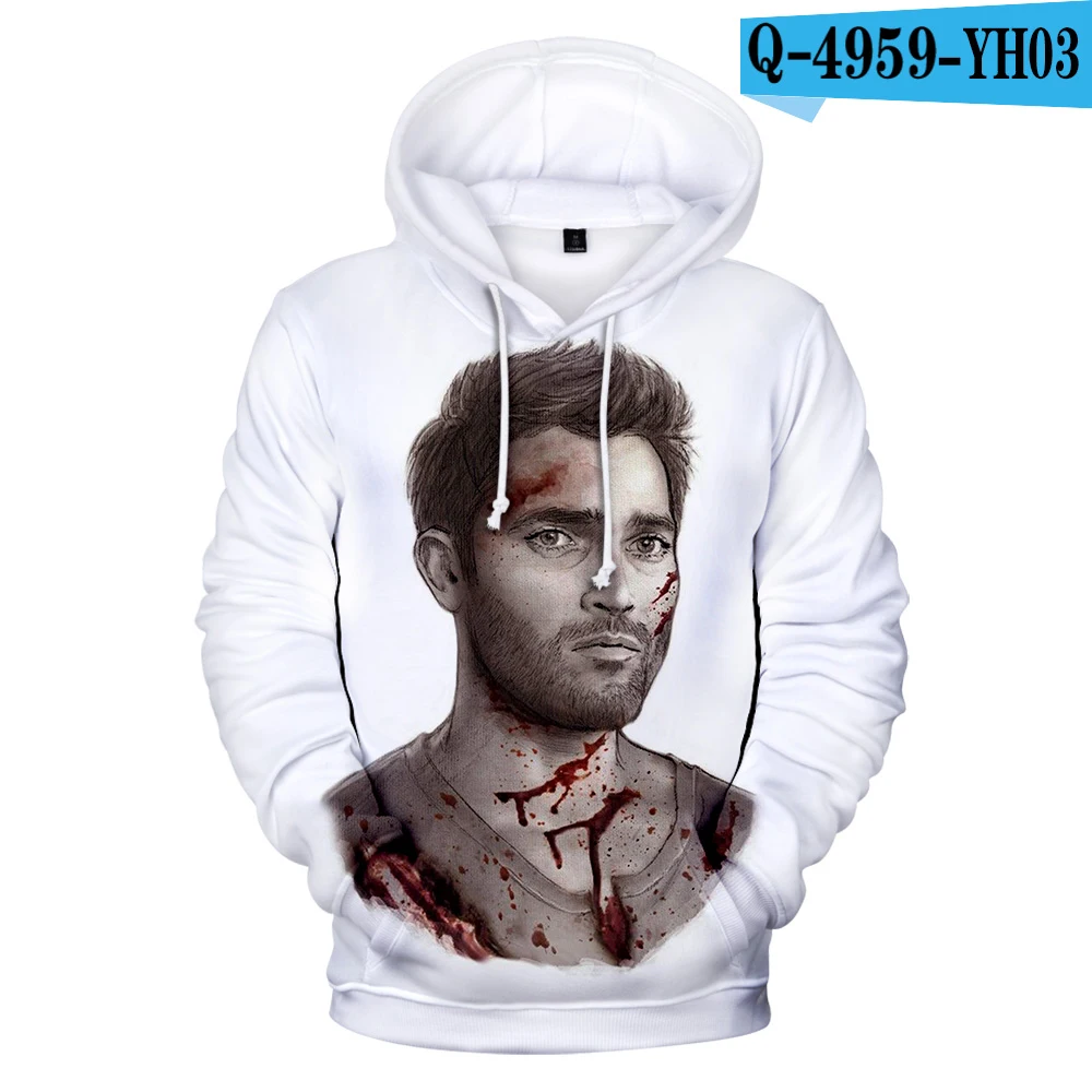 Wolf Derek hale 3D толстовки Для мужчин Новый Подросток личности Harajuku стиль женщин
