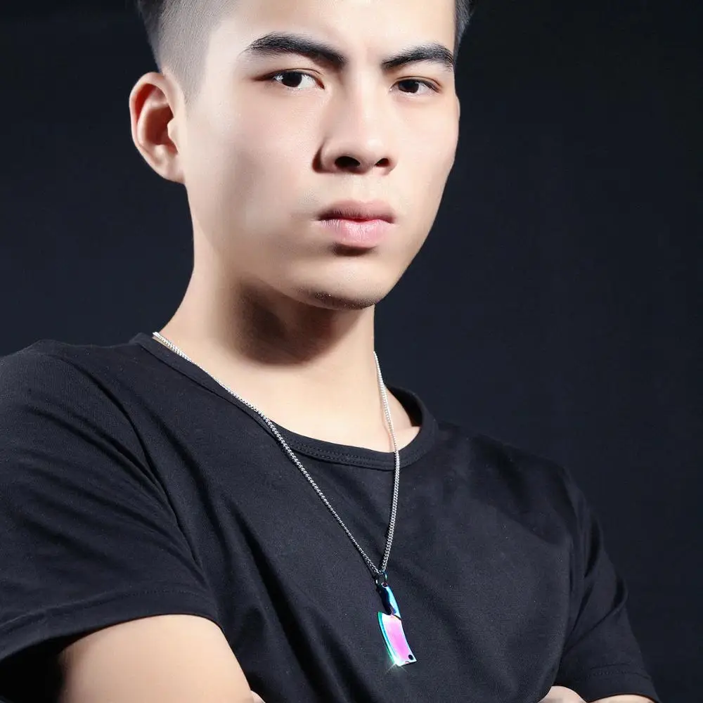 Новый полированный кухонный нож из нержавеющей стали кулон цепочка шеф-повара