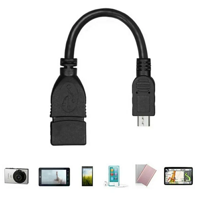 2000pc Test before send USB A Female to Mini B Male Cable Adapter 5P OTG V3 Port Data For Car Audio Tablet MP3 MP4 |