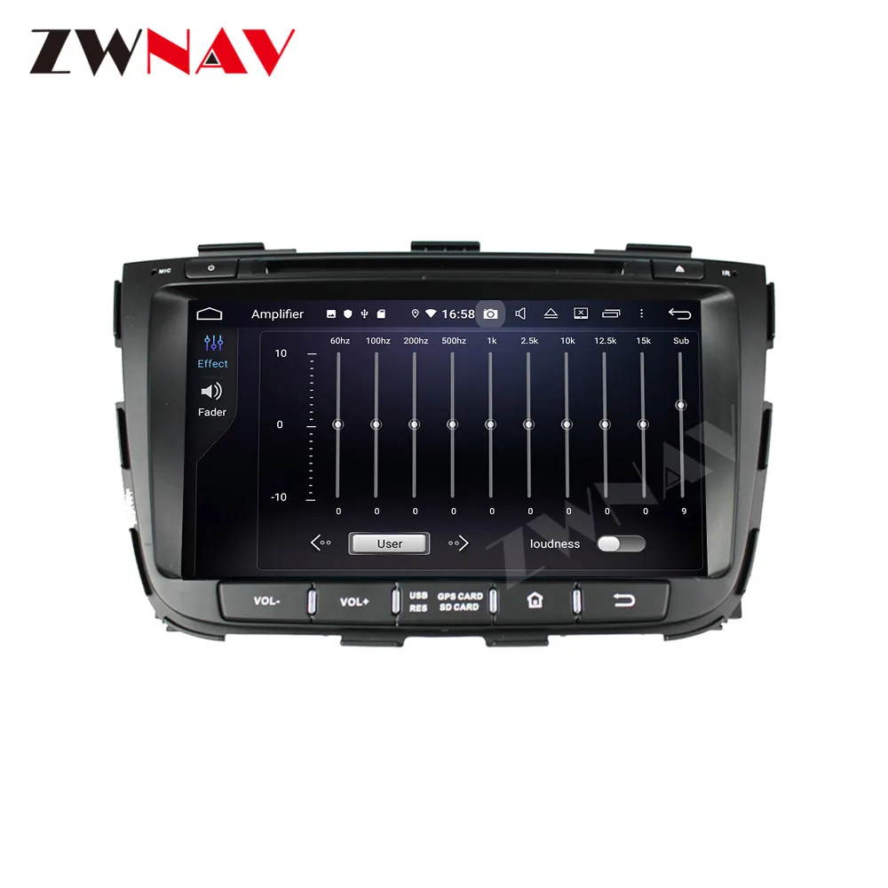 

2 din IPS touch screen Android 10.0 Car Multimedia player For KIA SORENTO 2012-2015 car BT audio radio stereo GPS navi head unit