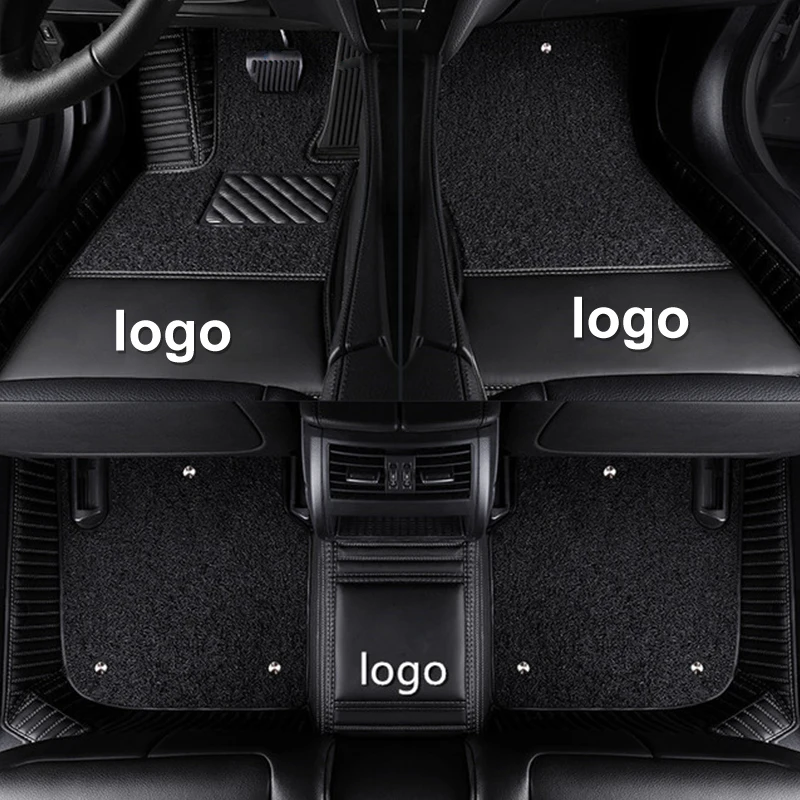 Автомобильные коврики для Volkswagen passat B3 B4 B5 B6 B7 B8 2000- пользовательские подушечки для ног автомобильное ковровое покрытие Стайлинг автомобиля