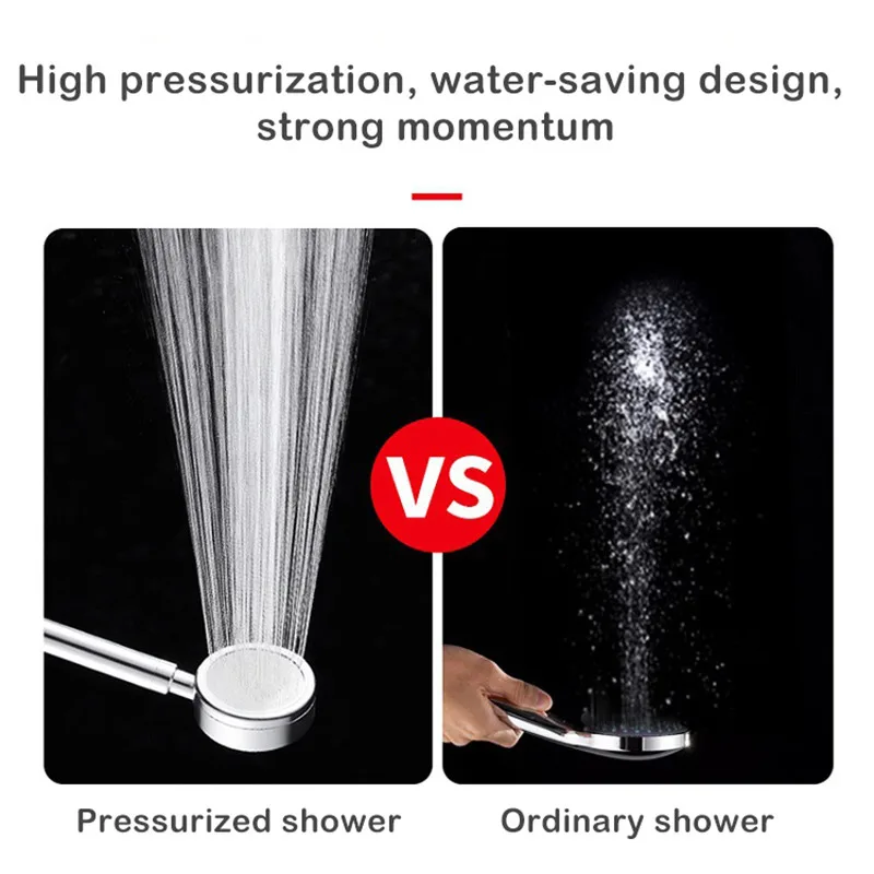 Ручной распылитель для душа 2 режима регулируемый усилитель ручная Лейка бытовая