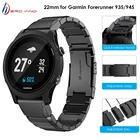 Ремешок из нержавеющей стали для Garmin Fenix 7 6 6Pro 5Forerunner 935 945, быстросъемный металлический браслет для наручных часов, 22 мм