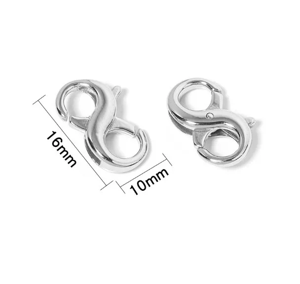 

1pcs 16*10mm Spring Ring Clasp Ring Stainless Steel Accessories For Jewelry DIY Findings Components