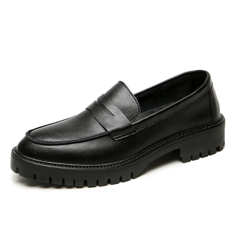 

2021 Genuine Leather Shoes Men Brogues Fashion Brand Man Business Shoes Soft Loafers Cow Leather Male Footwear A2549