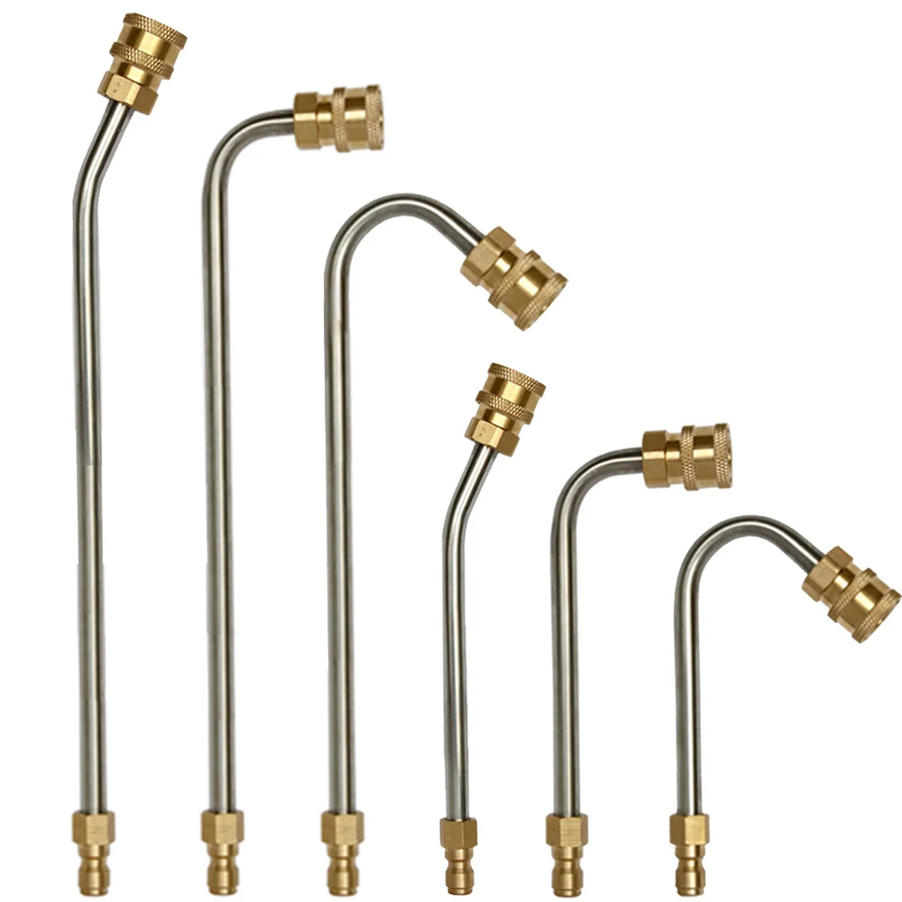 

High Pressure Washer Gun Extension Wand Car Wash Metal Jet Lance 1/4" Quick Connector Replacement Lance Washing Gun Clean Rod