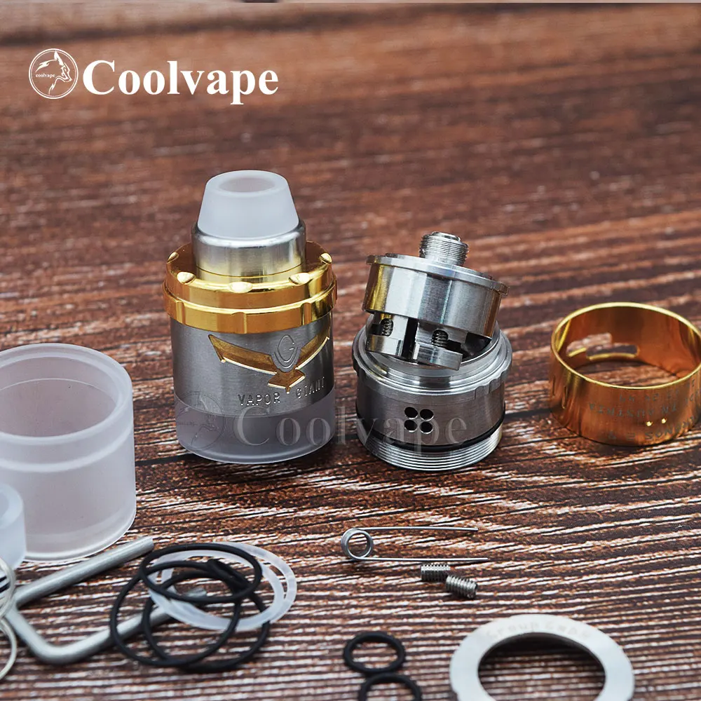 Coolvape Vapor Giant Kronos 2 S rta 4 мл 23 мм перестраиваемый регулируемый поток воздуха MTL или DL