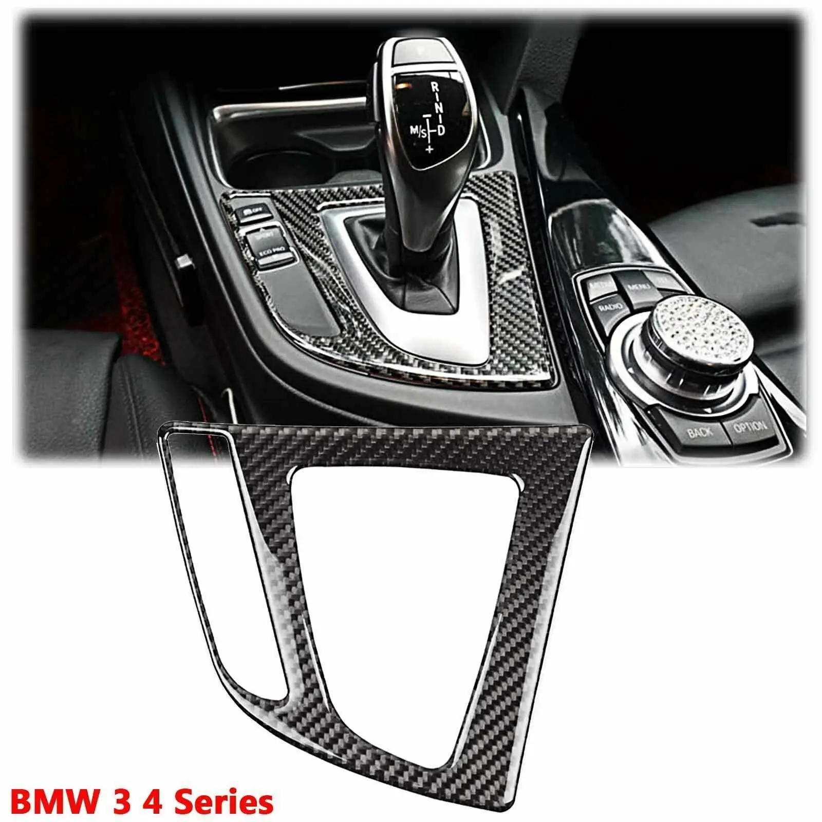 Крутая отделка из углеродного волокна наклейки на панель для BMW 3 4 серии F30 F32 F34 320li