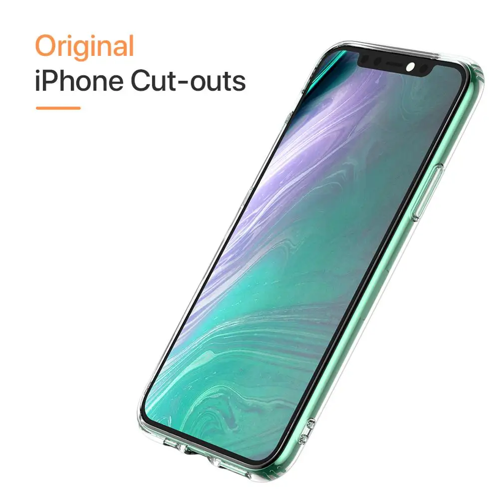 500 шт. защитный чехол для всего тела, совместимый с Apple iPhone 11 Противоскользящий ТПУ ультра толстый прозрачный чехол для iPhone 6,1''