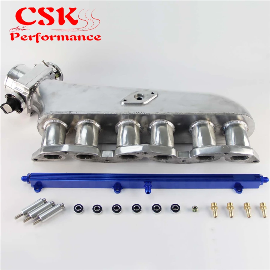 Впускной коллектор + Топливная рейка Корпус дроссельной заслонки 90 мм W/ TPS