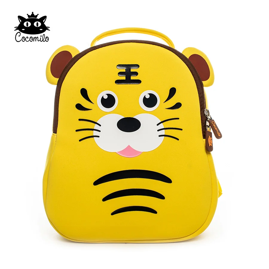 PKZ106TIGER Cocomilo бренд 3D мультфильм животных детей школьный детский сад рюкзаки дизайн девочек мальчиков Дети неопрен школьные сумки - Цвет: PKZ106TIGER