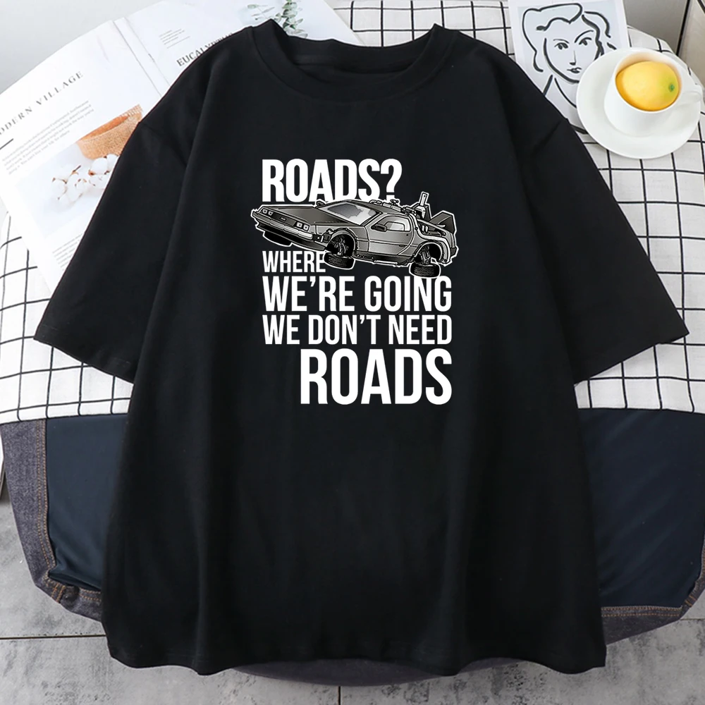 Футболка мужская оверсайз с принтом Назад в будущее|Мужские футболки| |