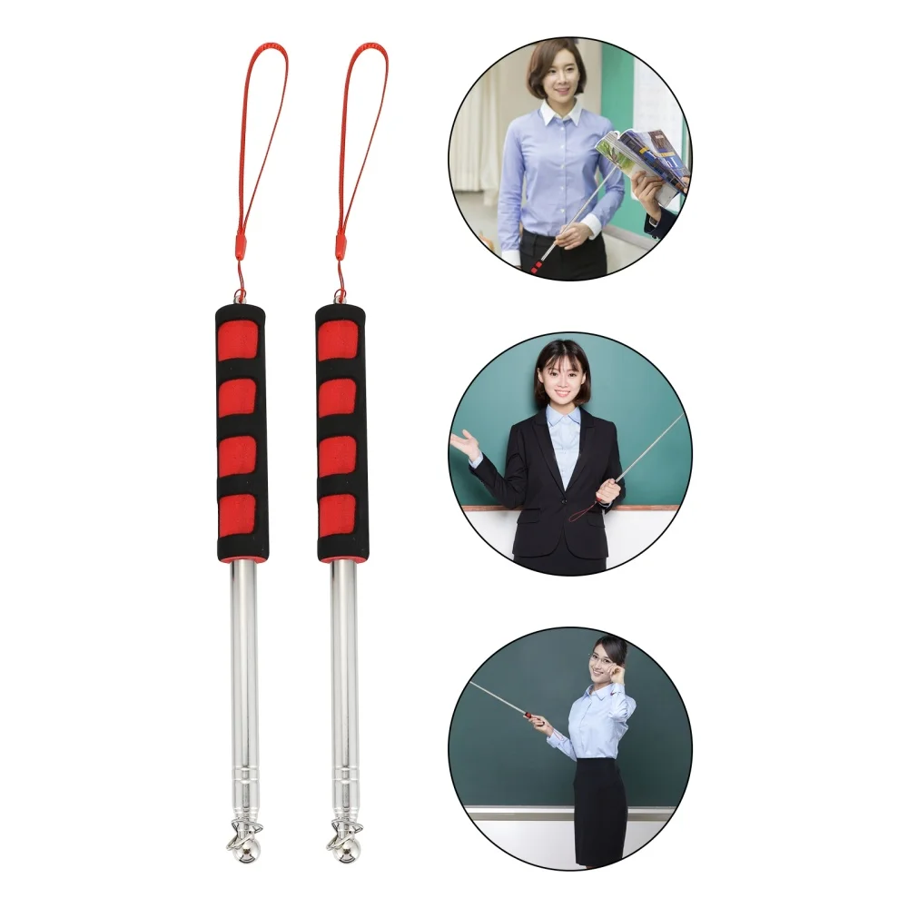 

2pcs Expandable Whiteboard Pointer Home School Classroom Helper Random Color