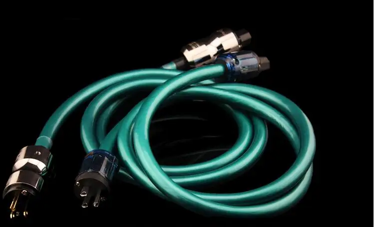

Hi End 8N Hifi Power Supply Cable CD Tube AMP Audio Power Cord AU US EU Plug Power Wire