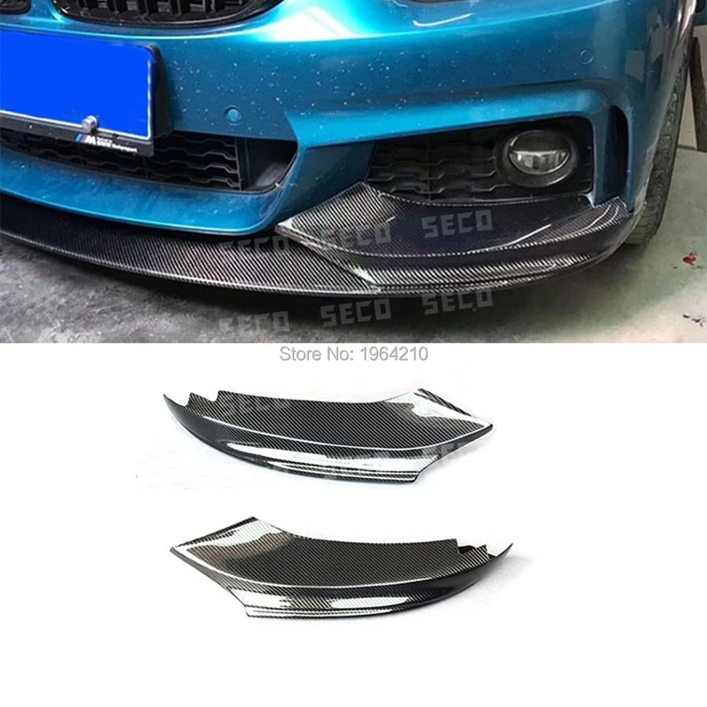 Для BMW 4 серии F32 F33 435i M Sport Coupe Кабриолет 2014 2016 углеродное волокно передние Угловые