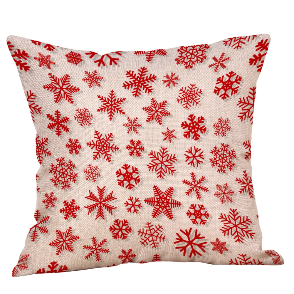 Ouneed наволочка для подушки красивый чехол со снежинками Праздничный