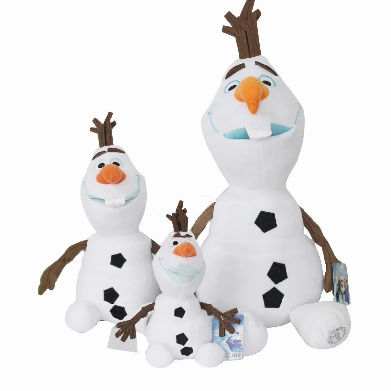 

Disney 23cm/30cm/50cm Frozen 2 Snowman Olaf Plush Toys Stuffed Plush Dolls Kawaii Soft Stuffed Animals Christmas Gifts For Kids