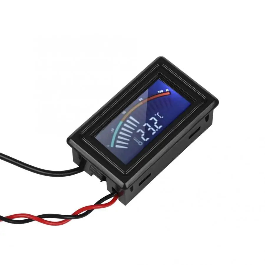 ПК водяного охлаждения Системы цифровой ЖК дисплей термометр с указателем