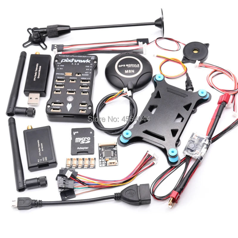 Контроллер полета Pixhawk 2.4.8 PX4 PIX + 3DR 100 мВт/500 МВт радиотелеметрия 433 МГц 915 M8N GPS T