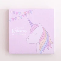 rainbow unicorn square pink memo pad sticky memo memo notebook stationery office school supplies