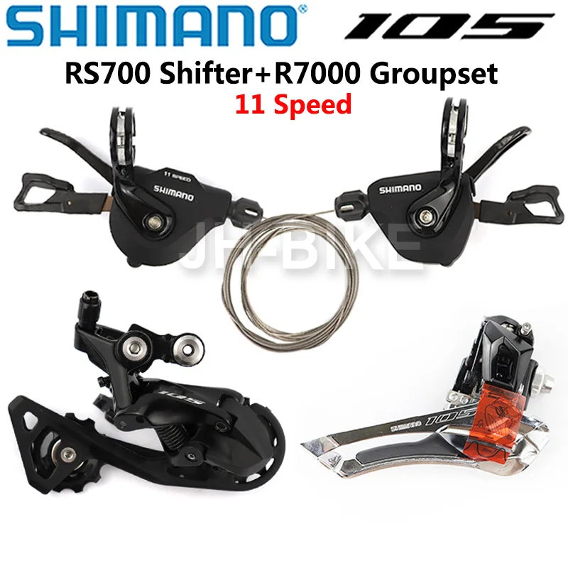

SHIMANO 105 RS700 + R7000 Groupset R7000 Derailleurs ROAD Bicycle Shift Lever + Front Derailleur + Rear Derailleur SS GS