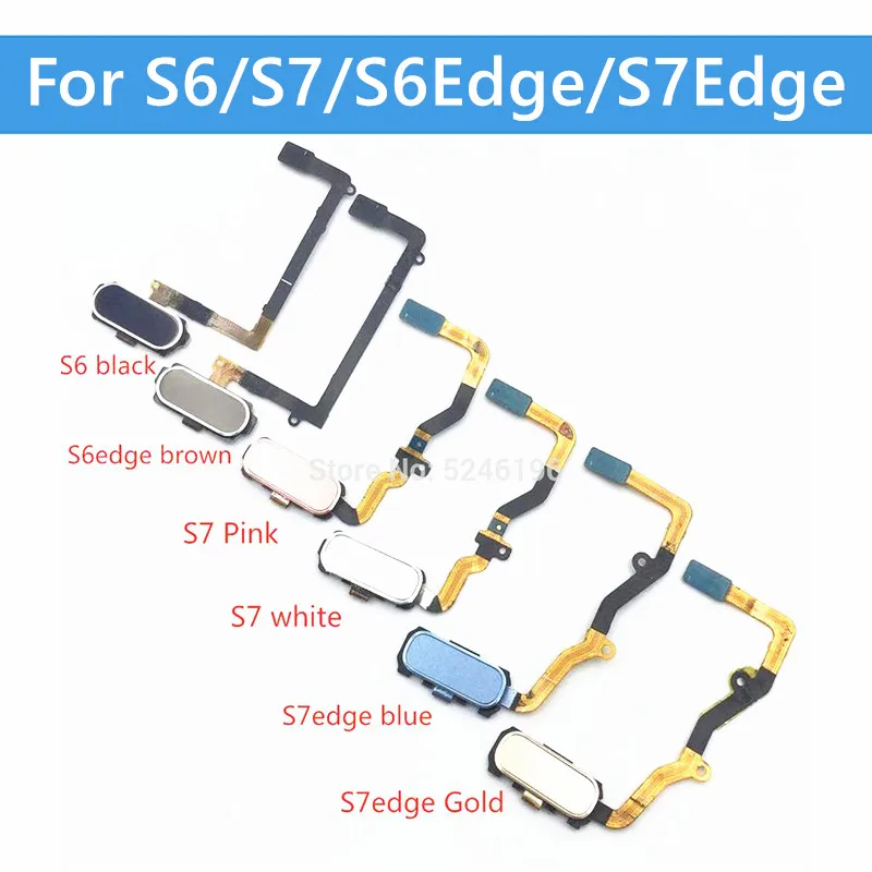 

Home Return Key Menu Button Fingerprint Sensor Flex Cable For Samsung Galaxy S6 S6edge S7 S7edge Touch Repair Part