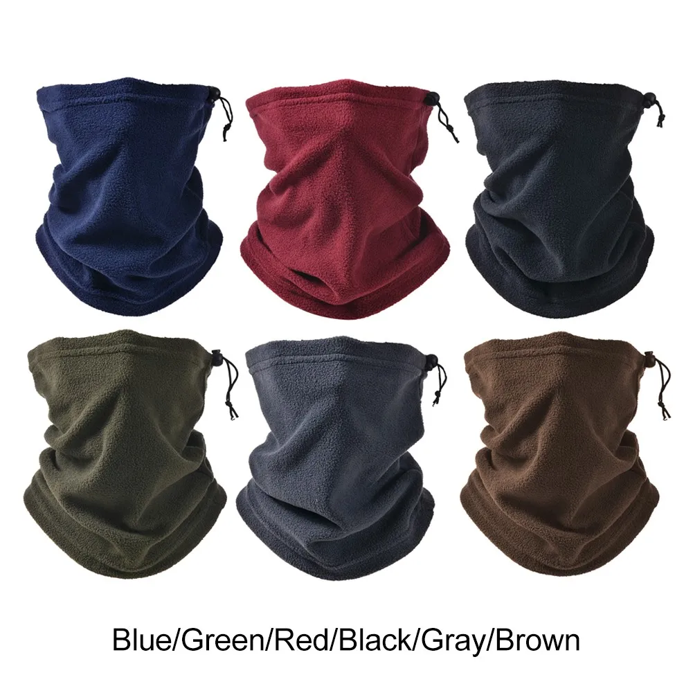 

Women Men Warm Scarf Winter Autumn Bandana Scarf Fleece Headband Scarf Shawl Bib 2