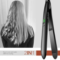 crimper hair straightener 2 in 1 straightening curling iron looper hair tongs styling hair curler rollers machine flat iron