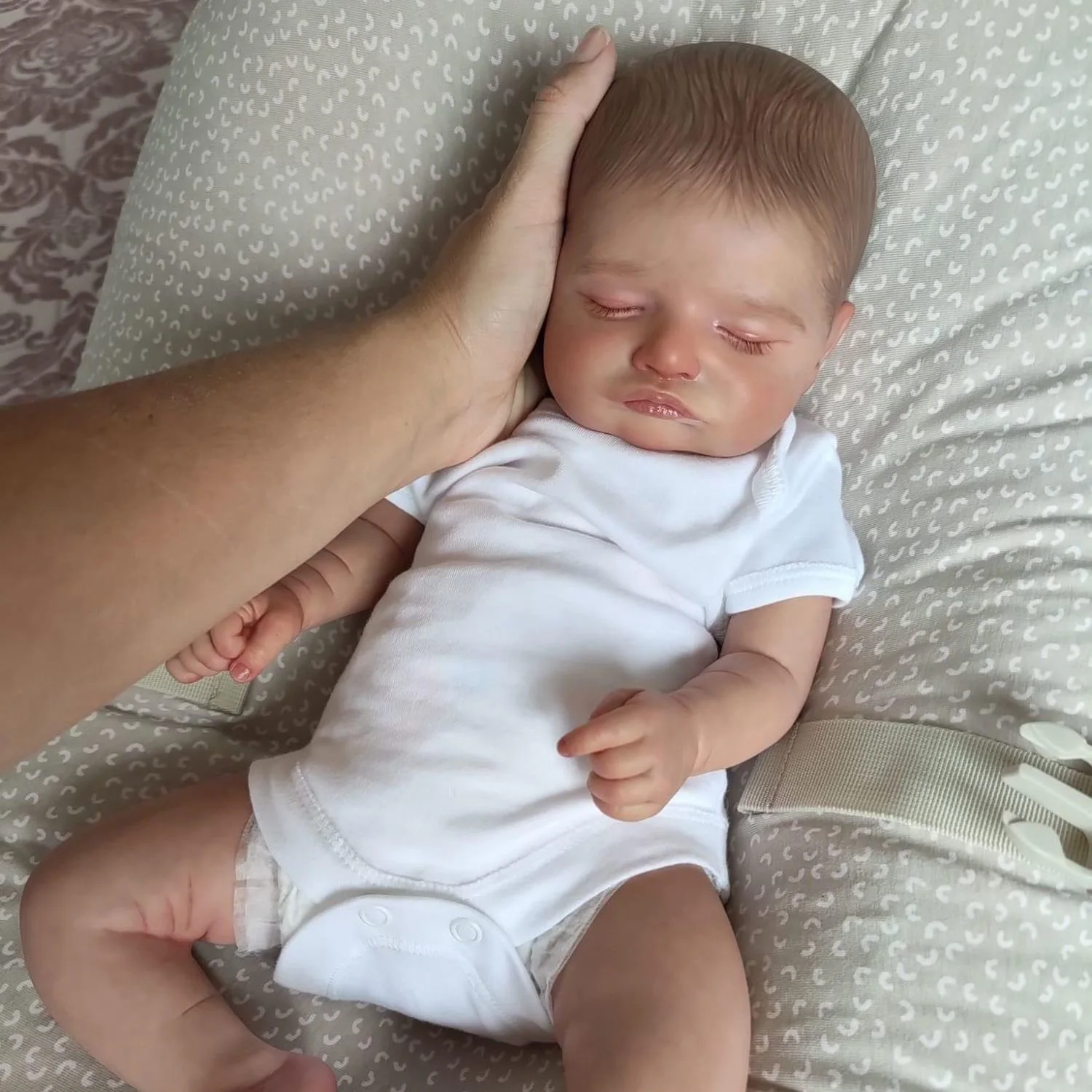 Кукла реборн Реалистичная 48 см милая кукла принцесса для рисования вручную из