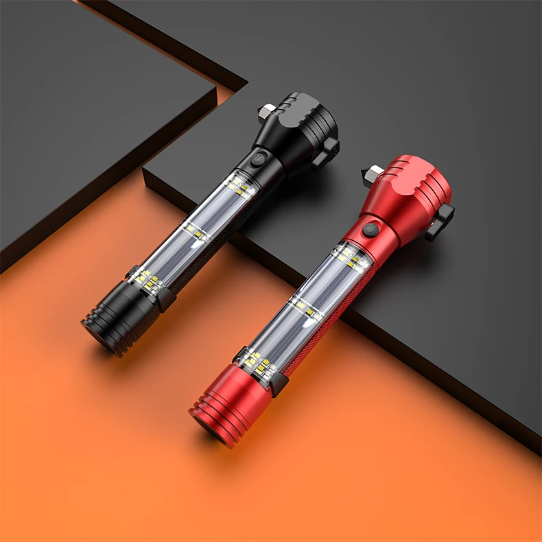 

Фонарик высокой мощности, перезаряжаемый, водонепроницаемый, для улицы, походов, твердый свет, многофункциональный портативный фонарик DG50F