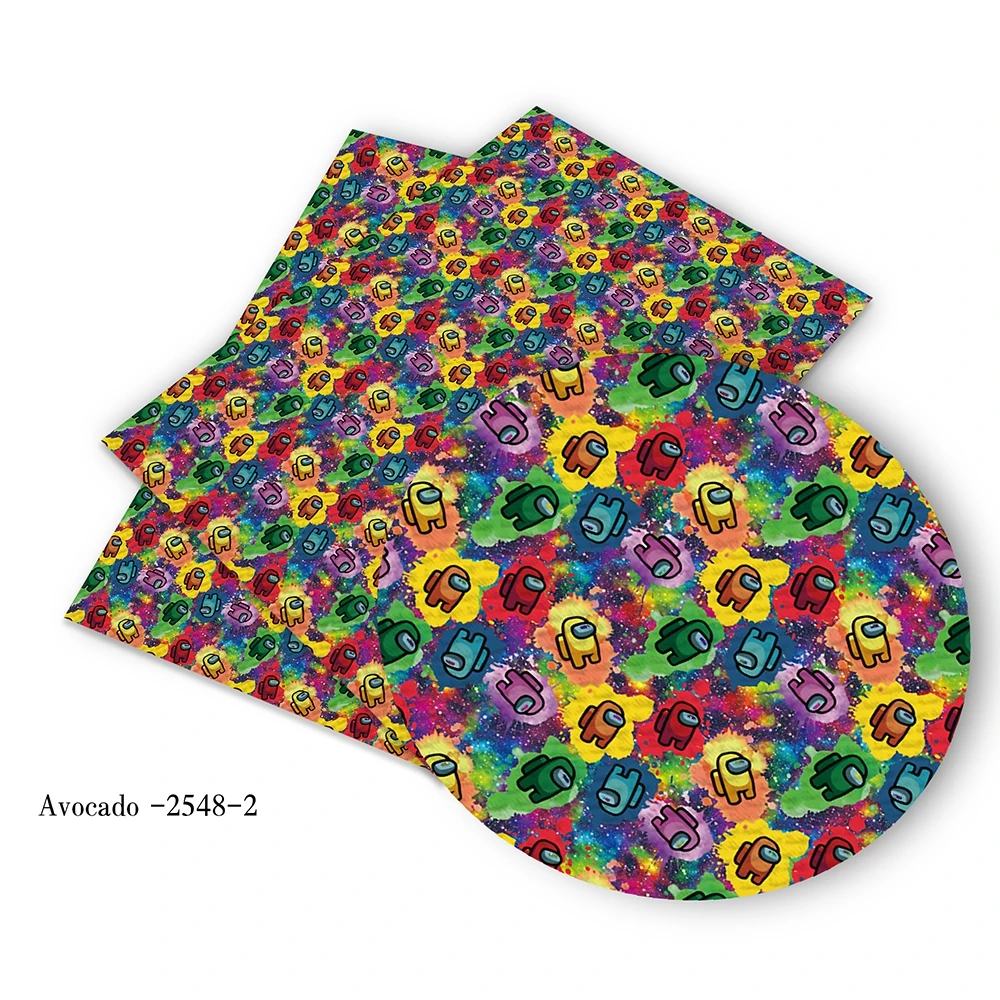

Huangtao Diy 95X70cm Amoung Us Printing Cartoon Character Pattern Double Brush Poly Fabric By Yard 100% Polyester Fabric
