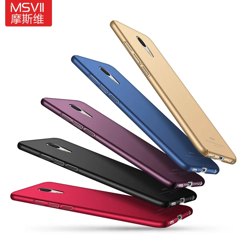 Чехол для Meizu m5 бренд Msvii M5 Note 5 роскошный тонкий чехол-накладка Mini задняя крышка