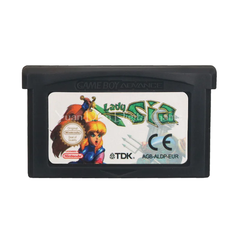 Для Nintendo GBA видеоигры картридж Консоли Карты леди Sia Английская литература