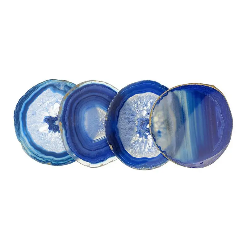 Драгоценные камни поделки каменная подкладка натуральный агат ломтик подставка