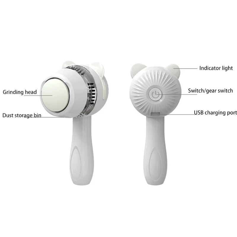

K1KB Rechargeable Portable Electronic Foot File Pedicure Tools, Electric Callus Remover, Professional Feet Care Ideal Gift