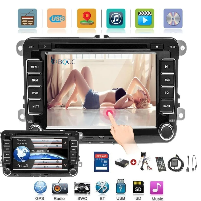 2 DIN 7 дюймов Автомобильный DVD GPS Радио стерео плеер для Volkswagen MattwayT6 Beetle Scirocco Sharan Kaluwei