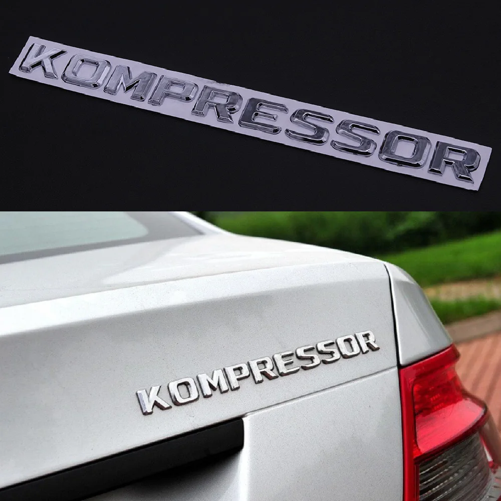 JEAZEA 1 шт. для Mercedes Benz компрессор эмблема заднего багажника значок с надписью