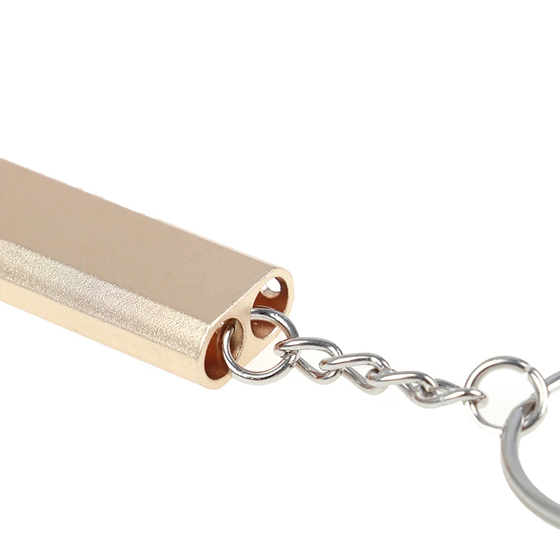 

1pc boom high frequency whistle 5.5x1.5x0.8cm double tube survival whistle outdoor whistle children toys